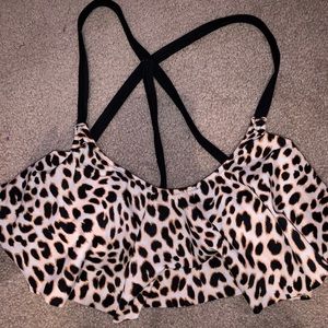 Pink bathing suit top